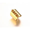 Mode Edelstahl Gold Kette Fingerringe Schmuck